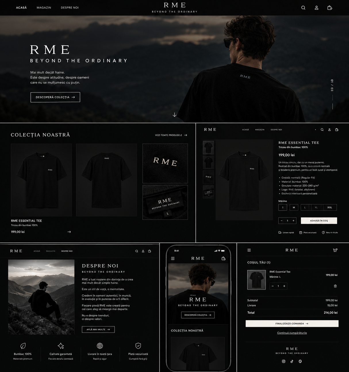 RME dark editorial fashion concept